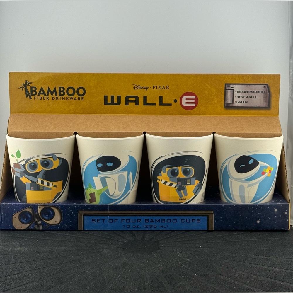 Bamboo cups brand new never used